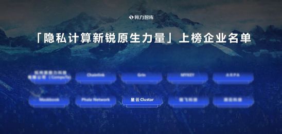 新銳實力派！星云Clustar 登榜?2020隱私計算產業30強?
