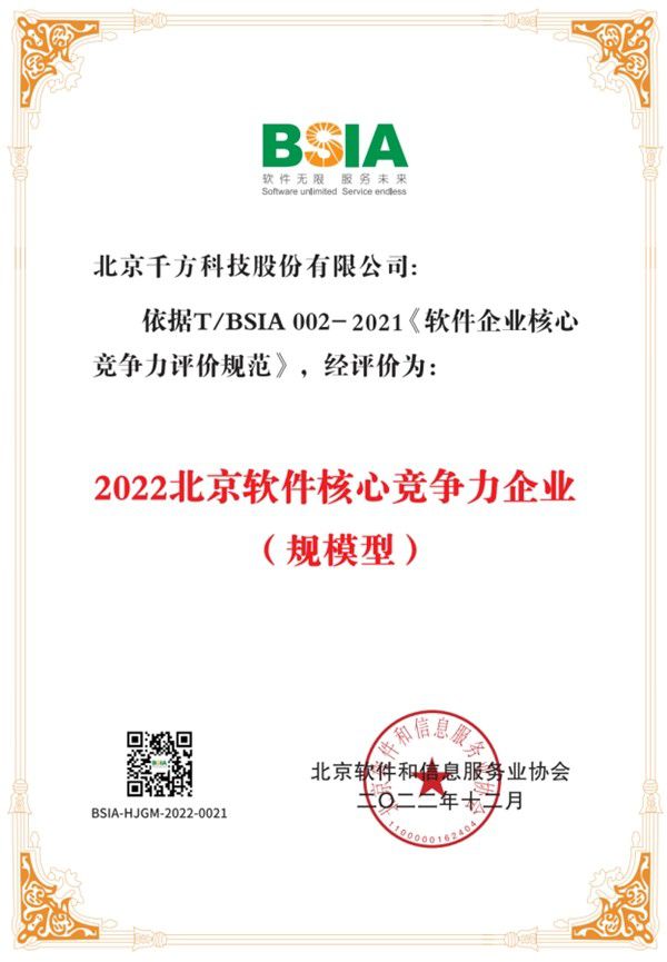 堅持科技引領,持續研發投入,千方科技技術實力再獲認可