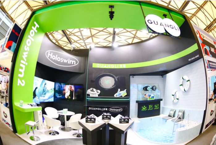 光粒科技亮相AWE 2023展會，Holoswim2智能泳鏡沉浸式領航